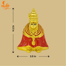 tulaja bhavani gold plated idol