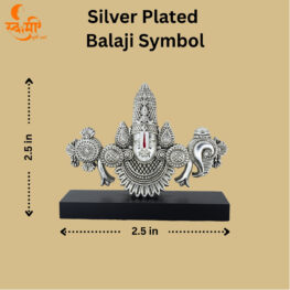 Silver Plated Balaji Symbol small