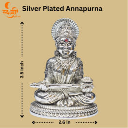 silver plated annapurna murti